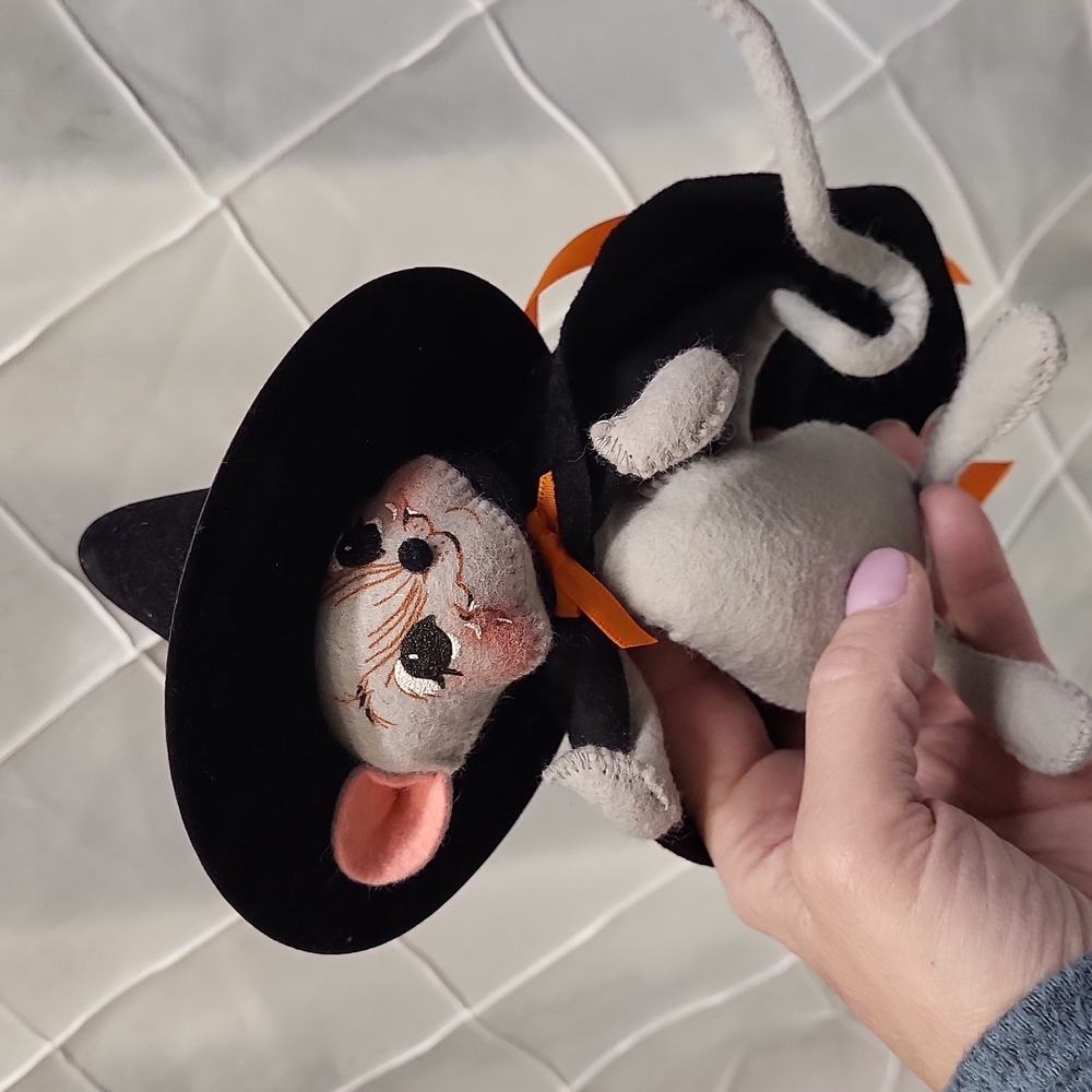Vintage 1981 Annalee Mobilitee Doll Halloween Whitch Mice 13" Tall